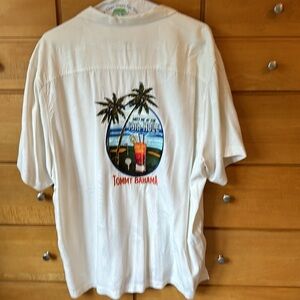 Tommy Bahama panel back shirt XXL EUC